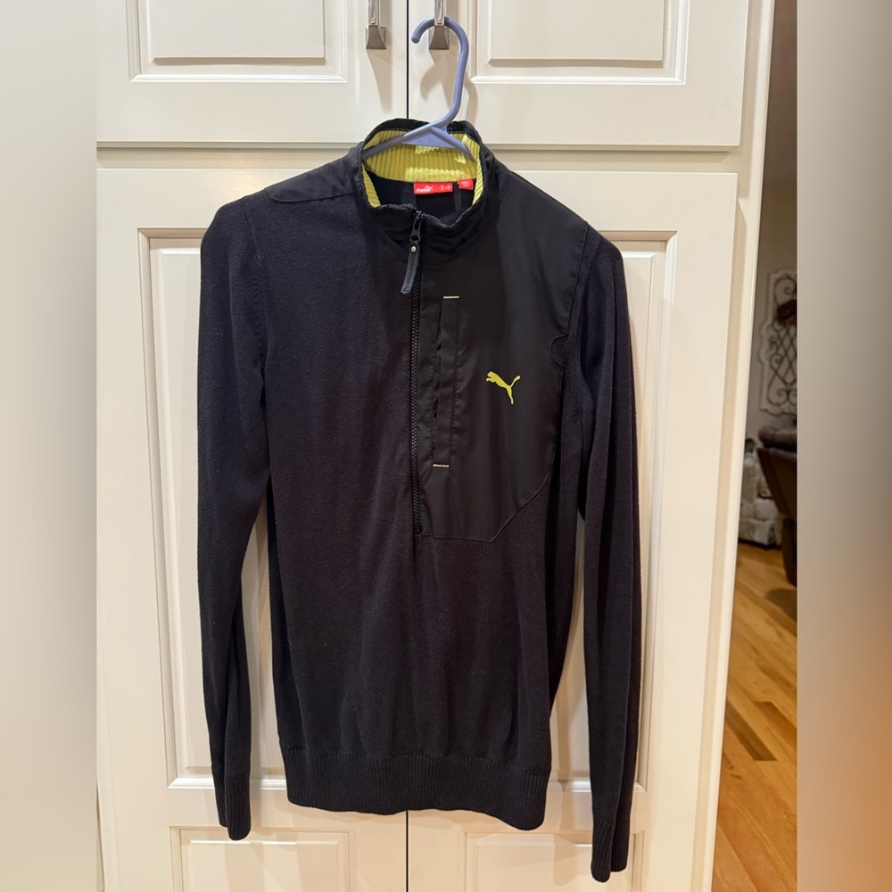 Puma Black Zip-up Sweater